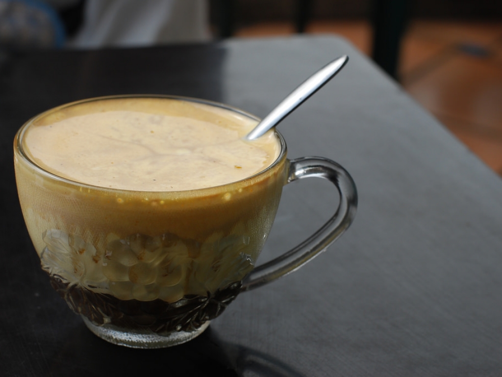 Egg coffee